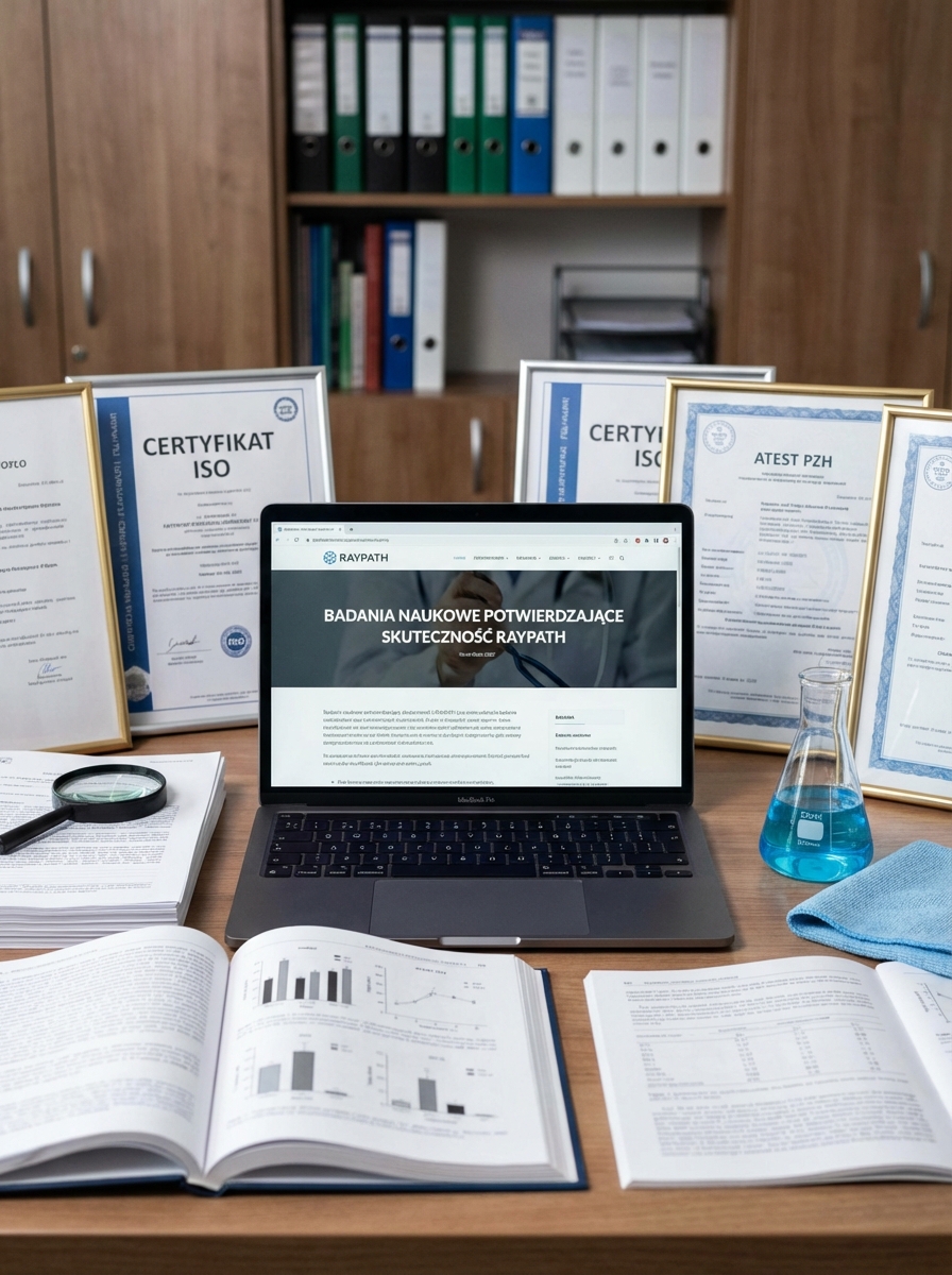 Badania Naukowe Potwierdzające Skuteczność Raypath – Certyfikaty i Normy