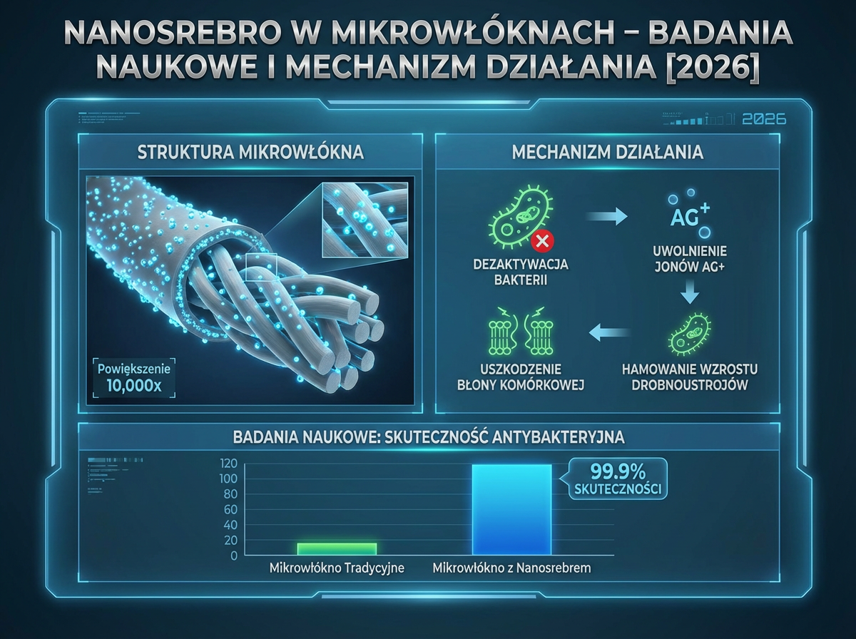 Nanosrebro w Mikrowłóknach – Badania Naukowe i Mechanizm Działania [2026]