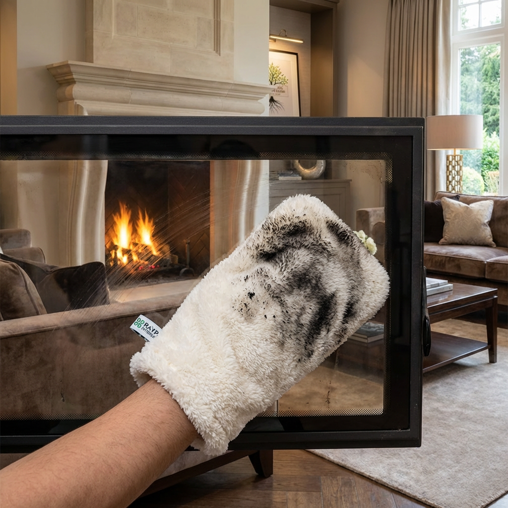 Czyszczenie Kominka BEZ CHEMII – Rękawica Raypath po 12 Latach Wciąż Działa Perfekcyjnie!