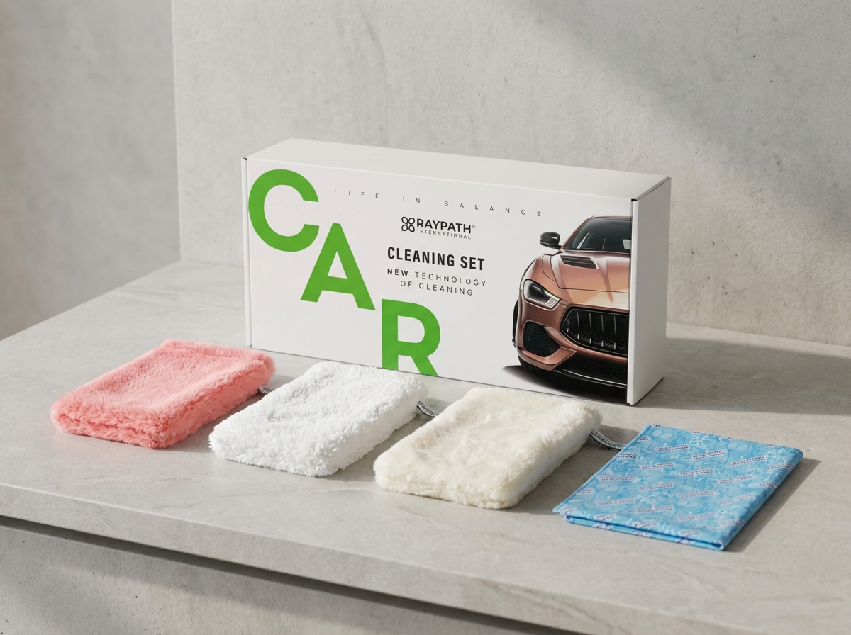 Zestaw Raypath Car - kompletne wyposażenie do mycia auta bez chemii